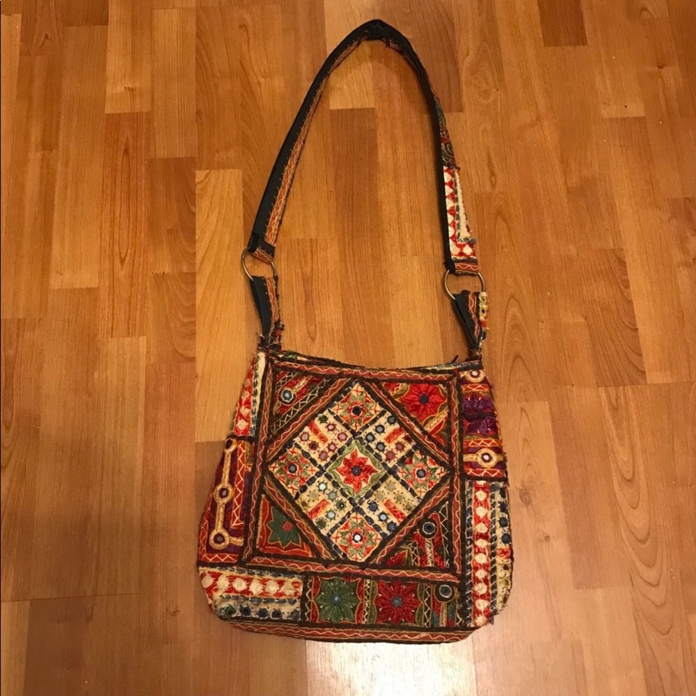 Multi-Colored Festival Mirrored bag.